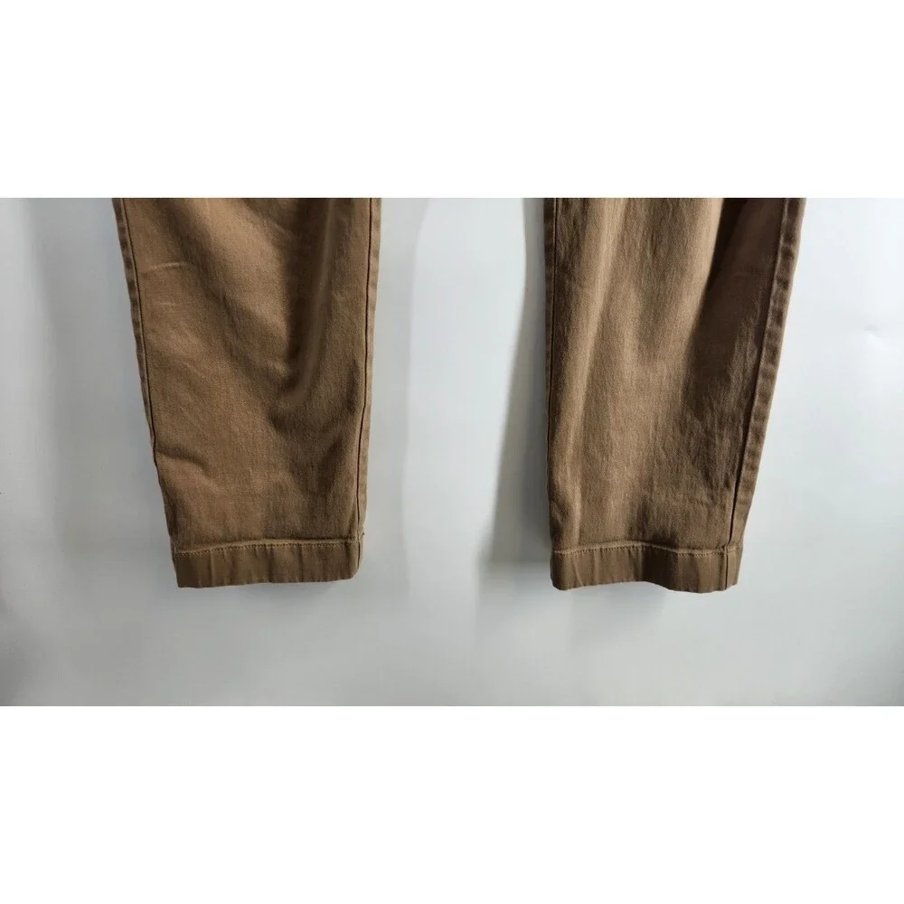 J. Crew Men's 32X30 Tan Khaki Chino Tapered Fit Pants‎ Dress Casual Cotton